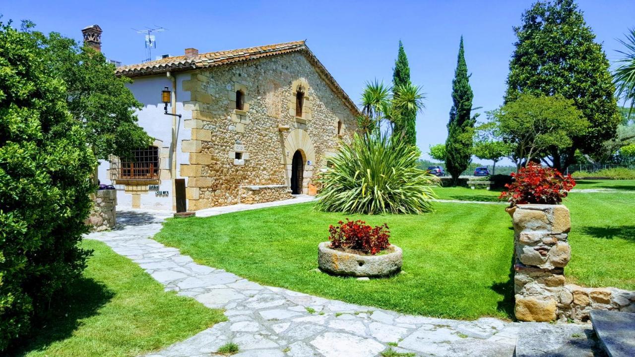 Hotel Mas Sola Santa Coloma De Farners Exterior photo